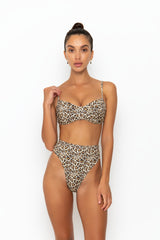 AKUA BOTTOM - LEOPARD RIB