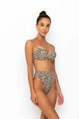 AKUA TOP - LEOPARD RIB