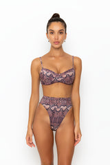 AKUA BOTTOM - BROWN SNAKE RIB