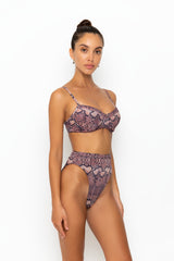 AKUA BOTTOM - BROWN SNAKE RIB