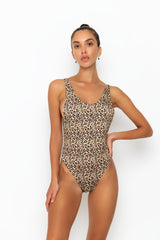 AFIA SWIMSUIT - LEOPARD RIB