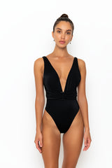 ADISA SWIMSUIT - BLACK RIB