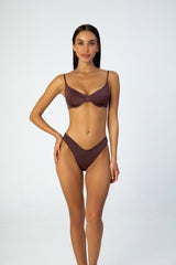 HAVIKA TOP - ESPRESSO